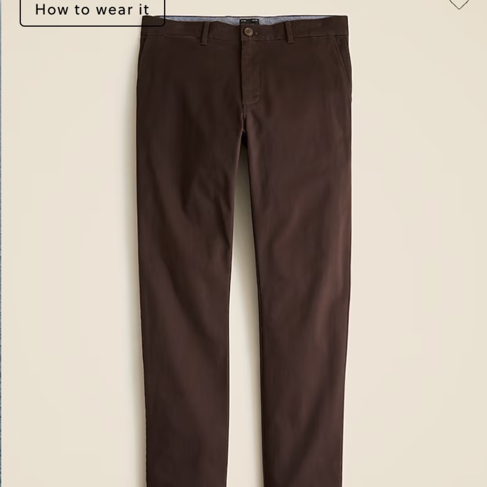 J Crew Chino Pant - sz 32 waist - gently worn